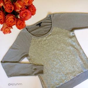 Banana Republic sequined sweatshirt